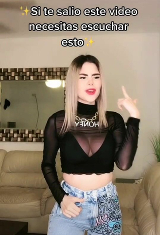 Mafer Payan (@mafpayan1_) #cropped  #decote  #calça  #top preto  #veja através do topo da colheita  #calça jeans  «Tu 4 @ Te engañará  (insta:...»